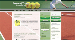 Desktop Screenshot of fremonttennis.org